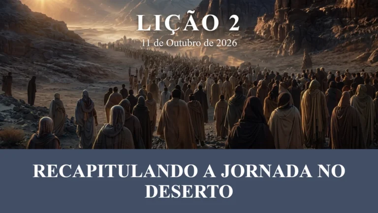 Recapitulando a Jornada no Deserto: Incredulidade e Liderança em Deuteronômio